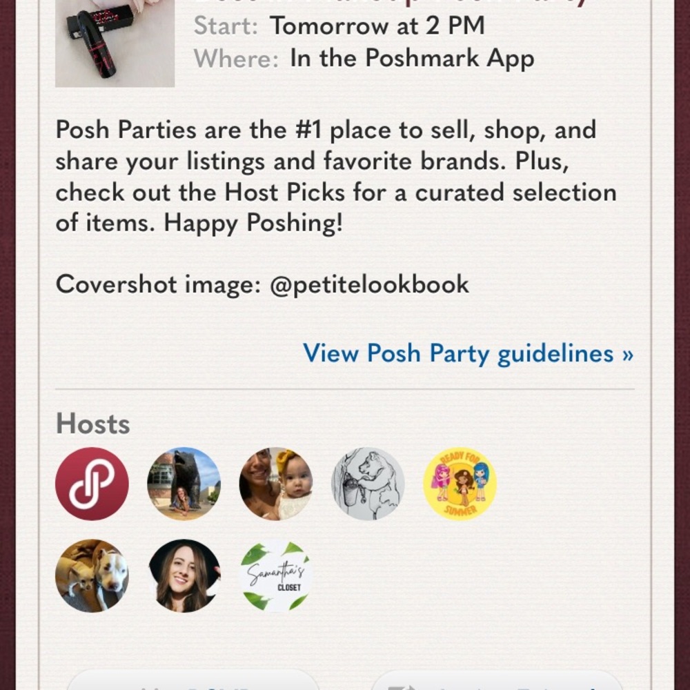 Makeup Party Friday at 2pm!